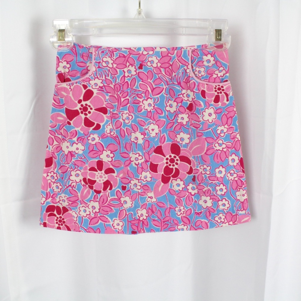 Lilly Pulitzer Alexa Corduroy Skirt Pockets Sz 6